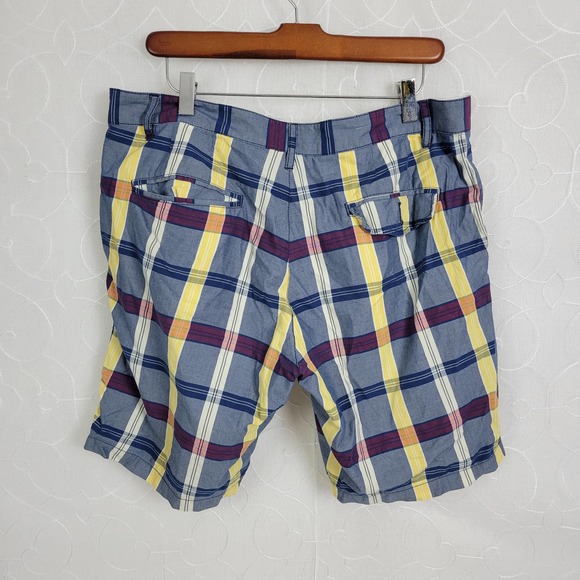Gant Rugger‎ Multicolor Plaid Men's Shorts - Picture 3 of 8